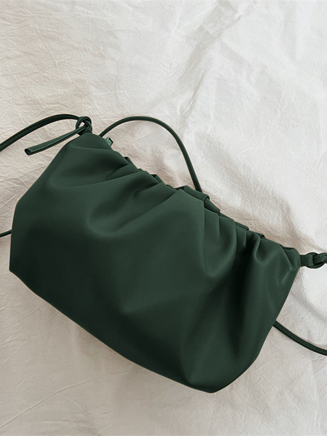 Women's Golden Chain Sling Bag- Green