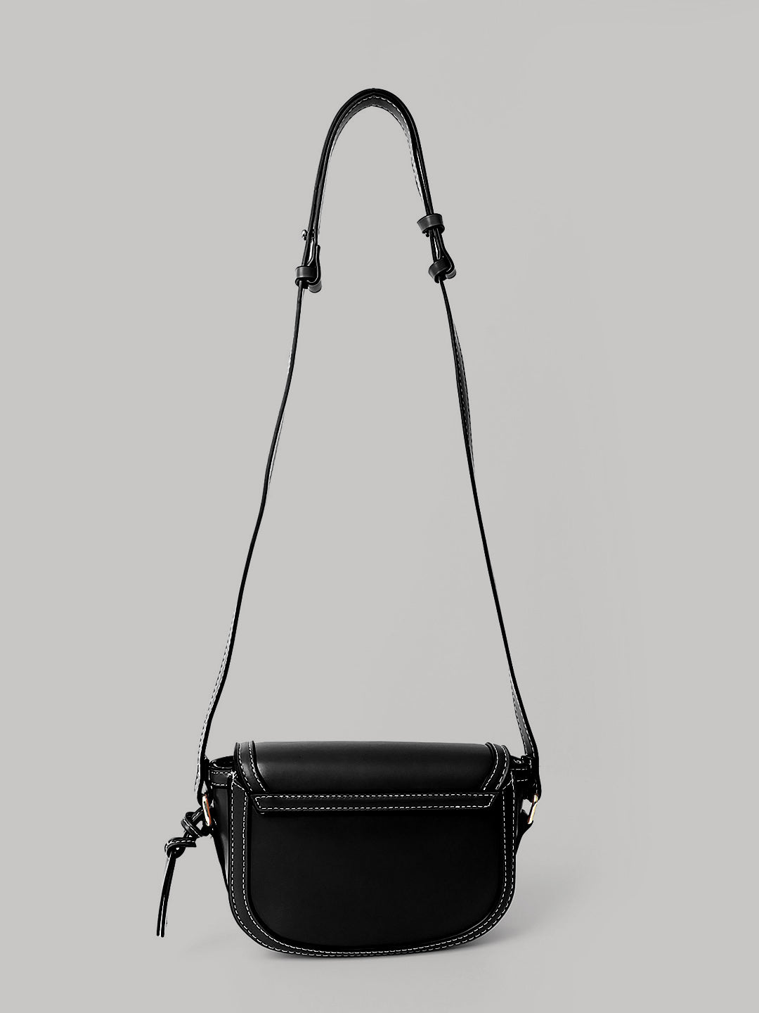 Women's Solid Sling Bag- Black