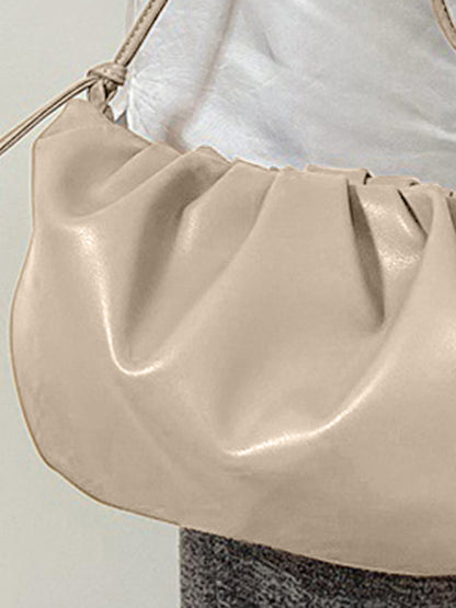 Golden Chain Sling Bag- White