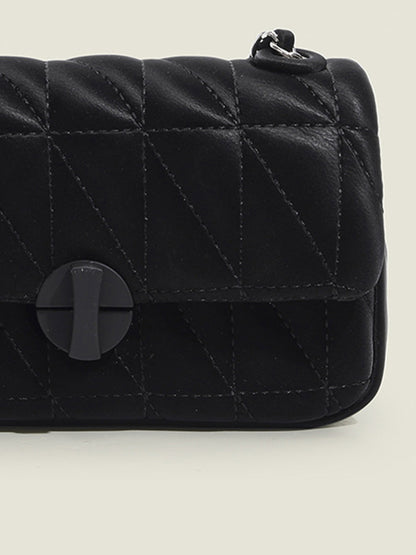 Silver Chain Sling - Black