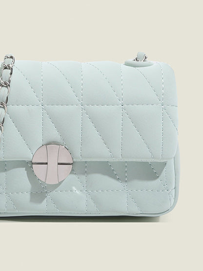 Silver Chain Sling - Green