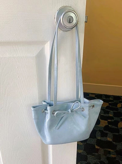 Bow Blue Bag
